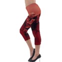 Valentines Gift Lightweight Velour Capri Leggings  View3