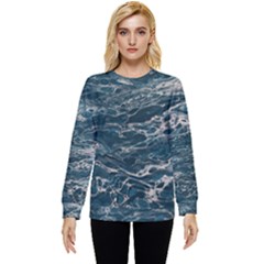 Water Sea Hidden Pocket Sweatshirt by artworkshop