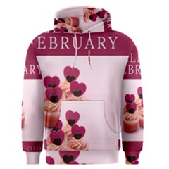 Hello February Text And Cupcakes Men s Core Hoodie by artworkshop