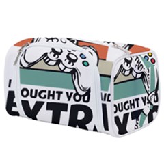 Video Gamer T- Shirt Exercise I Thought You Said Extra Lives - Gamer T- Shirt Toiletries Pouch by maxcute