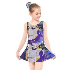 Stress Box Kids  Skater Dress Swimsuit by MRNStudios