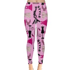 Fashion Girl Newyork Bts Nft Inside Out Leggings by Ravend