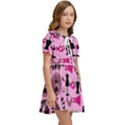 Fashion Girl Newyork Bts Nft Kids  Sweet Collar Dress View2