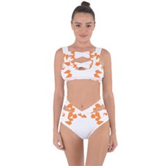 Abstract Boho Print T- Shirt Abstract Boho Print 2 Bandaged Up Bikini Set  by maxcute