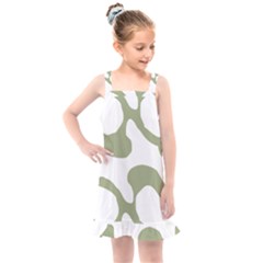 Abstract Pattern Green Swirl T- Shirt Abstract Pattern Green Swirl T- Shirt Kids  Overall Dress