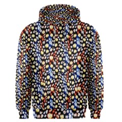 Colorful Leopard Men s Core Hoodie by DinkovaArt