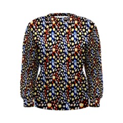 Colorful Leopard Women s Sweatshirt by DinkovaArt