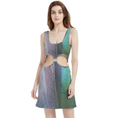 Abstract Pattern  Velour Cutout Dress by artworkshop