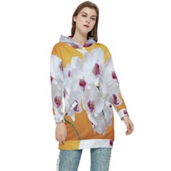 Boards Decoration Flower Flower Room Women s Long Oversized Pullover Hoodie by artworkshop