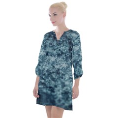 Water Splash Texture  Open Neck Shift Dress by artworkshop