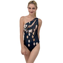 Design Decoration Wallpaper To One Side Swimsuit by artworkshop