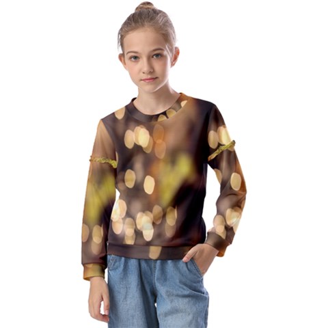 Design Pattern Specia Kids  Long Sleeve Tee With Frill  by artworkshop