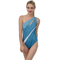 Design Texture To One Side Swimsuit by artworkshop