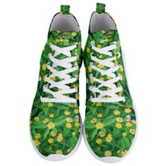 Flower Plant Spring Men s Lightweight High Top Sneakers by artworkshop