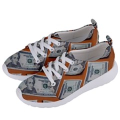 Money Pattern Women s Lightweight Sports Shoes by artworkshop