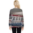 Patterned tunnels on the concrete wall Hidden Pocket Sweatshirt View2