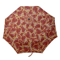 Cookies With Strawberry Jam Motif Pattern Folding Umbrellas