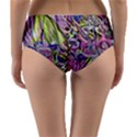 Abstract intarsio Reversible Mid-Waist Bikini Bottoms View2