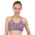 Abstract intarsio Basic Training Sports Bra View1