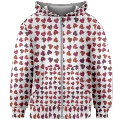 Mixed Colors Flowers Bright Motif Pattern Kids  Zipper Hoodie Without Drawstring by dflcprintsclothing