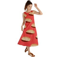 Stackable Chips In Lines Summer Maxi Dress by artworkshop