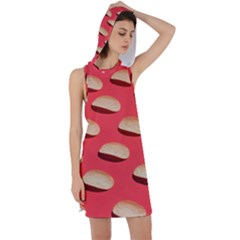 Stackable Chips In Lines Racer Back Hoodie Dress by artworkshop