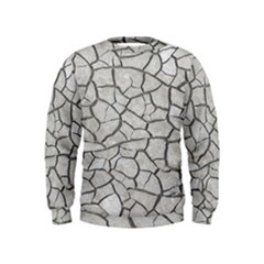 Texture Pattern Tile Kids  Sweatshirt