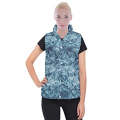 Texture Reef Pattern Women s Button Up Vest