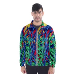 Thread Texture Pattern Men s Windbreaker