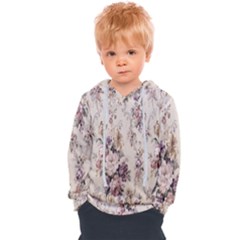 Vintage Floral Pattern Kids  Overhead Hoodie