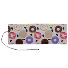 Donuts! Roll Up Canvas Pencil Holder (m) by fructosebat