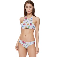 Fruit! Banded Triangle Bikini Set by fructosebat