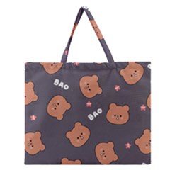 Bears! Zipper Large Tote Bag