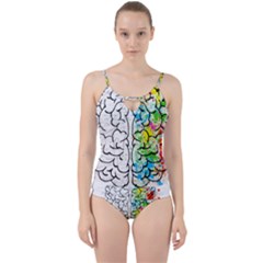 Brain-mind-psychology-idea-drawing Cut Out Top Tankini Set by Jancukart