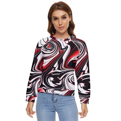 Modern Art Design Fantasy Surreal Women s Long Sleeve Raglan Tee by Ravend