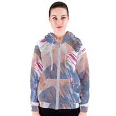 Abstract T- Shirt Abstract 40 Women s Zipper Hoodie by maxcute