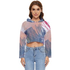 Abstract T- Shirt Abstract 40 Women s Lightweight Cropped Hoodie by maxcute