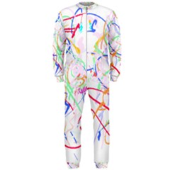 Abstract T- Shirt Abstract Art T- Shirt Onepiece Jumpsuit (men)