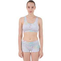 Abstract T- Shirt Abstract Cactus T- Shirt Work It Out Gym Set by maxcute