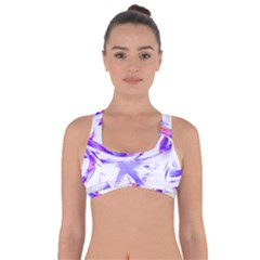 Abstract T- Shirt Entangled In Chaos T- Shirt Got No Strings Sports Bra by maxcute