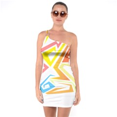 African Patterns T- Shirt Africa Is My Dna T- Shirt One Soulder Bodycon Dress by maxcute