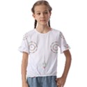 Archer Vector Art T- Shirt Archer Vector Art T- Shirt Kids  Cuff Sleeve Scrunch Bottom Tee View1