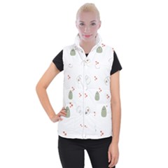 Avocado T- Shirtavocado Pattern T- Shirt Women s Button Up Vest by maxcute