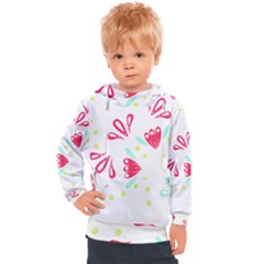 Batik T- Shirt Batik Flower Pattern T- Shirt Kids  Hooded Pullover by maxcute