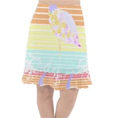 Bird Lover T- Shirtbird T- Shirt (16) Fishtail Chiffon Skirt by maxcute