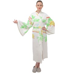 Bird Lover T- Shirtbird T- Shirt (23) Maxi Velour Kimono by maxcute