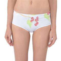 Bird Lover T- Shirtbird T- Shirt (32) Mid-waist Bikini Bottoms