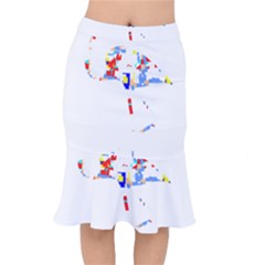 Bird Lover T- Shirtbird T- Shirt (7) Short Mermaid Skirt by maxcute