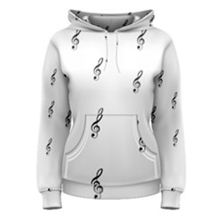 Black And White Pattern T- Shirt Black And White Pattern 7 Women s Pullover Hoodie by maxcute