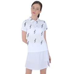 Black And White Pattern T- Shirt Black And White Pattern 7 Women s Polo Tee